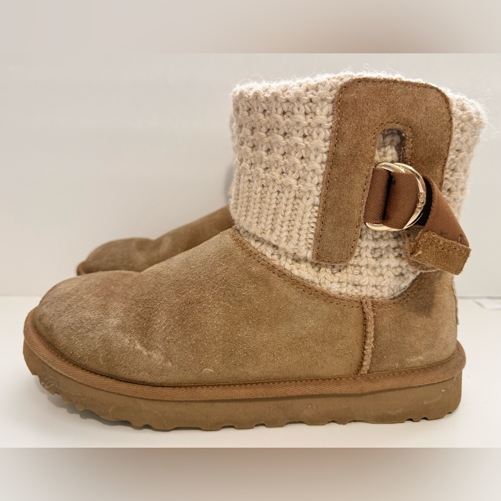 UGG Classic Solene Mini Ankle Boot - Size 6 - Picture 3 of 12